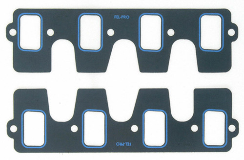 Fel-Pro 1208-2 Intake Manifold Gasket, Printoseal, 0.045 in Thick, 1.450 x 2.450 in Rectangular Port, Composite, GM LS-Series, Pair