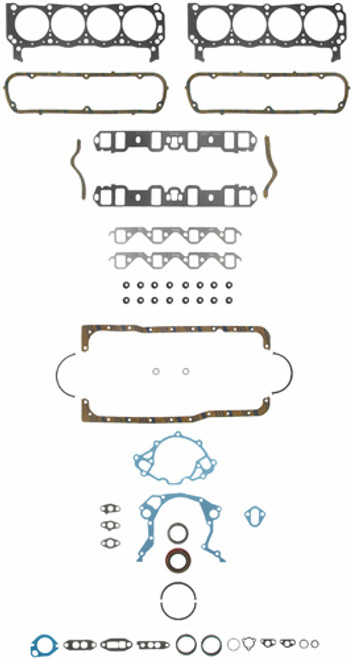 Fel-Pro FS 8548 PT-15 Engine Gasket Set, Full, Small Block Ford, Kit