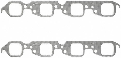 Fel-Pro MS 90206 Exhaust Manifold / Header Gasket, 1.910 x 1.880 in Square Port, Composite, Big Block Chevy, Pair