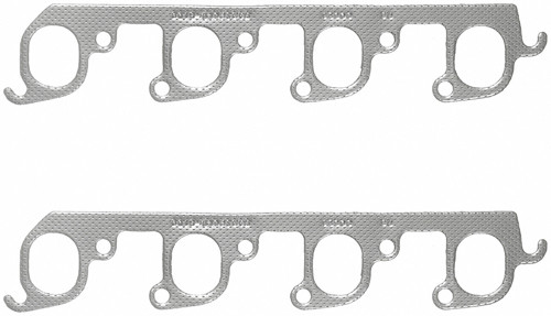 Fel-Pro MS 90526 Exhaust Manifold / Header Gasket, 1.470 x 1.870 in Oval Port, Composite, Ford Cleveland / Modified, Pair