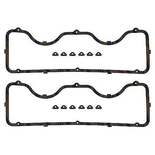 Fel-Pro VS 13199 C Valve Cover Gasket, 0.140 in Thick, PermaDry, Cork / Rubber, Big Block Chevy, Pair