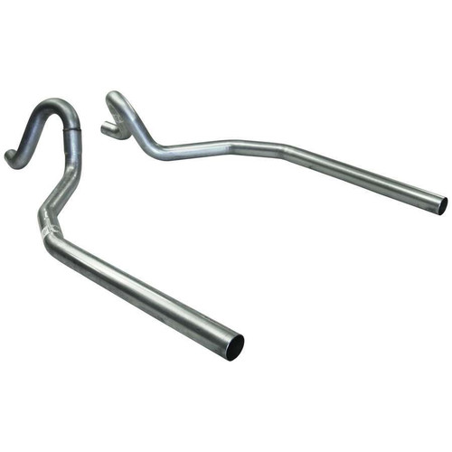 Flowmaster 15817 Exhaust Tailpipe, 2-1/2 in Diameter, Steel, Aluminized, GM G-Body 1978-88, Kit