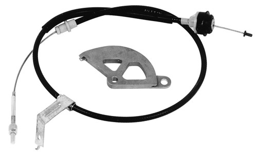 Ford M-7553-B302 Clutch Quadrant Kit, Adjustable, Double Hook, Cable / Quadrant Included, Ford Mustang 1982-95, Kit
