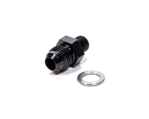 Fragola 481671-BL Fitting, Adapter, Straight, 6 AN Male to 1/8 in NPS Male, Aluminum, Black Anodized, Each