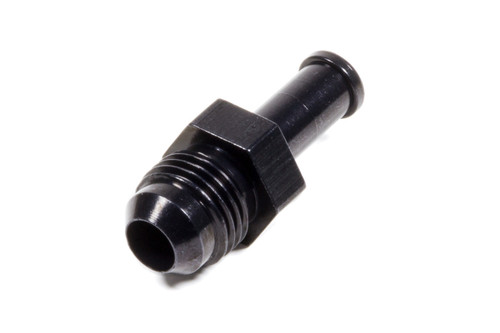 Fragola 484205-BL Fitting, Adapter, Straight, 5/16 in Hose Barb to 6 AN Male, Aluminum, Black Anodized, Each