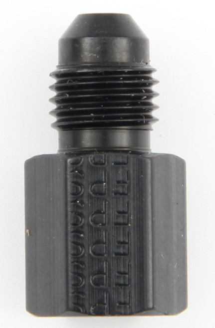 Fragola 495020-BL Fitting, Adapter, Straight, 3 AN Male to 1/8 in NPT Female, Aluminum, Black Anodized, Each