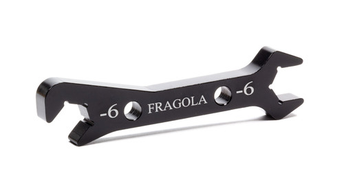 Fragola 900086 AN Wrench Set, Double End, 6 AN, Aluminum, Black Anodized, Each