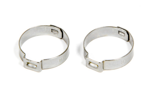 Fragola 999162 Hose Clamp, Band, Push Lock Clamp, 12 AN, Stainless, Natural, Pair