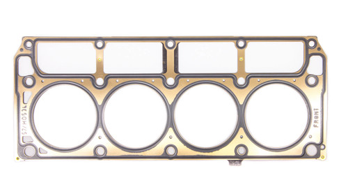 Chevrolet Performance 12589226 Cylinder Head Gasket, 3.920 in Bore, 0.051 in Compression Thickness, Multi-Layer Steel, LS1 / LS6, GM LS-Series, Each