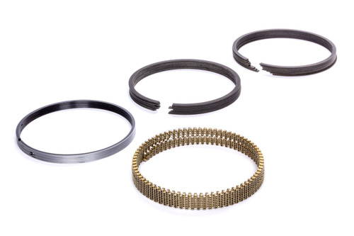Hastings SN9035 Piston Rings, Premium Ductile and Steel Series, 3.898 in Bore, Drop In, 1.2 x 1.2 x 3.0 mm Thick, Standard Tension, Stainless Steel, Gas Nitride, 8-Cylinder, Kit
