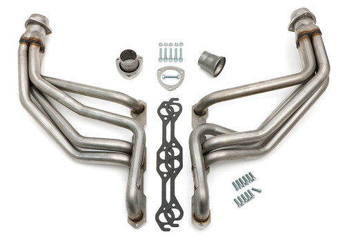 Hedman 62090 Headers, 1-5/8 in Primary, 3 in Collector, Stainless, Natural, GM Fullsize SUV / Truck 1967-91, Pair