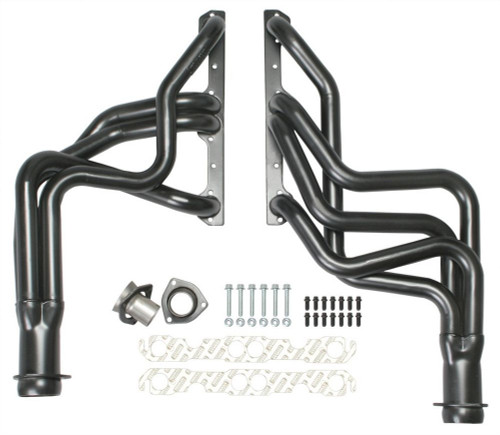 Hedman 68290 Headers, Street, 1-5/8 in Primary, 3 in Collector, Steel, Black Paint, Small Block Chevy, GM A-Body / B-Body 1964-94, Pair