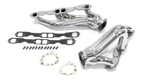 Hedman 69566 Headers, Street, 1-3/4 in Primary, 3 in Collector, Steel, Natural, Small Block Chevy, GM Compact SUV / Truck 1982-2004, Pair