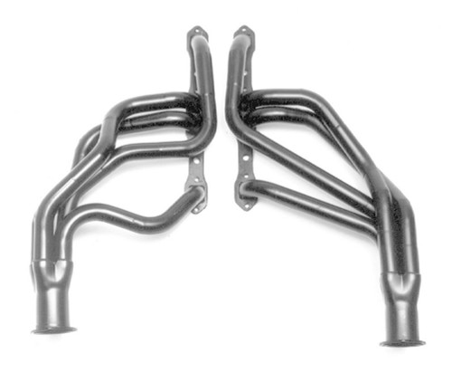 Hedman 78030 Headers, Street, 1-3/4 in Primary, 3 in Collector, Steel, Black Paint, Mopar B / RB-Series, Mopar B-Body / C-Body / E-Body 1962-74, Pair