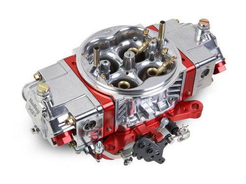 Holley 0-80804RDX Carburetor, Model 4150, Ultra XP, 4-Barrel, 850 CFM, Square Bore, No Choke, Mechanical Secondary, Dual Inlet, Red Anodized / Polished, Each