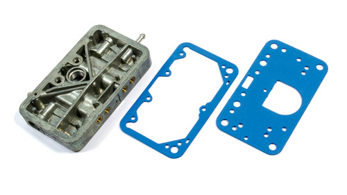 Holley 134-128 Metering Block, Gaskets Included, Aluminum, Chromate, Primary, Holley 4160 Carburetors, Kit