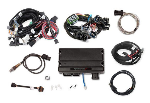Holley 550-1220 Engine Control Module, Terminator X, Wiring Harness, NTK Oxygen Sensor, Ford Modular, Each