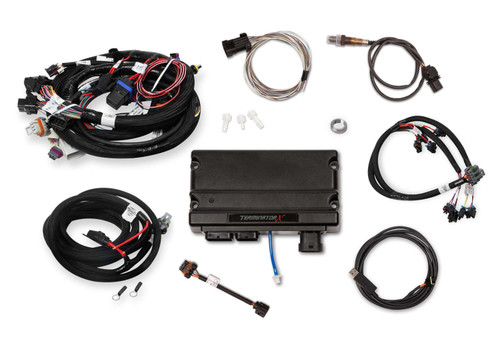Holley 550-904T Engine Control Module, Terminator X, Wiring Harness, 24x Reluctor Wheel, GM LS-Series, Kit