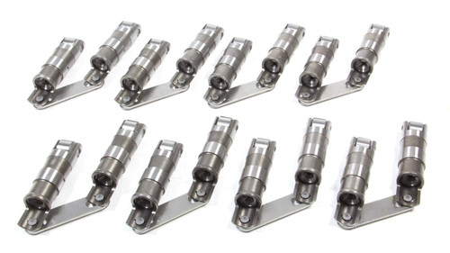 Howards Racing Components 91160 Lifter, Maximum Effort Retrofit, Hydraulic Roller, 0.842 in OD, Link Bar, Small Block Chevy, Set of 16