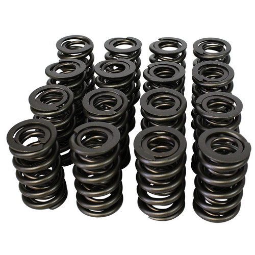 Howards Racing Components 98543 Valve Spring, Dual Spring, 550 lb/in Spring Rate, 1.100 in Coil Bind, 1.550 in OD, Set of 16