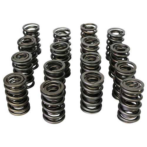 Howards Racing Components 98635 Valve Spring, Max Effort, Dual Spring / Damper, 471 lb/in Spring Rate, 1.150 in Coil Bind, 1.557 in OD, Set of 16