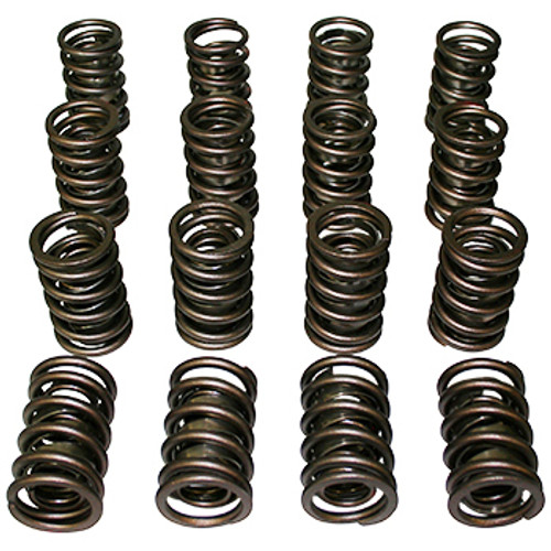 Howards Racing Components 98636 Valve Spring, Dual Spring / Damper, 348 lb/in Spring Rate, 1.150 in Coil Bind, 1.514 in OD, Set of 16