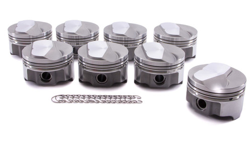 Icon Pistons IC9948.030 Piston, FHR Forged, Forged, 4.155 in Bore, 5/64 x 5/64 x 3/16 in Ring Grooves, Plus 17.00 cc, Big Block Chevy, Set of 8
