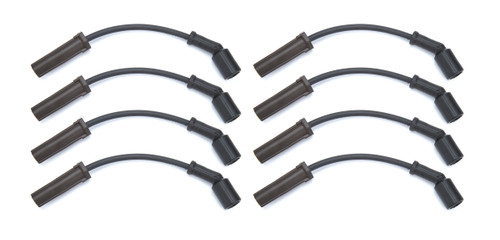Ict Billet 551834-LS01 Spark Plug Wire Set, Spiral Core, 8 mm, Factory Style Boots / Terminals, GM LS-Series / GM GenV LT-Series, Kit