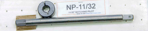 Isky Cams NP-516 Pilot, Piston Notching Tool, 5/16 in Diameter, Each