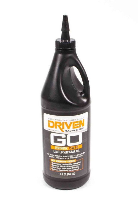 Driven Racing Oil 4230 Gear Oil, Limited Slip, 75W90, Limited Slip Additive, Synthetic, 1 qt Bottle, Each