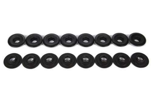 Lunati 75741-16LUN Valve Spring Retainer, 10 Degree, 1.115 in / 0.690 in OD Steps, 1.500-1.550 in Dual Spring, Chromoly, Set of 16