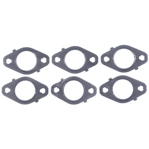 Mahle Original/Clevite MS19225 Exhaust Manifold / Header Gasket, Stock Port, Multi-Layer Steel, 5.9 L, Dodge Cummins, Set of 6