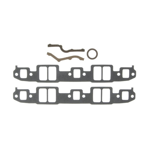 Mahle Original/Clevite MS20018 Intake Manifold Gasket, 0.120 in Thick, 1.250 x 2.200 in Rectangular Port, Composite, Small Block Chevy, Kit