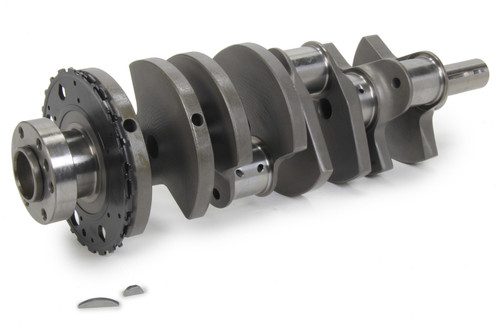 Manley 190724B Crankshaft, 3.622 in Stroke, 24 Tooth Relocator Wheel, Internal Balance, Forged Steel, GM LS-Series, Each