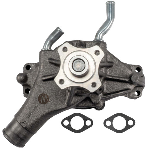 Melling MWP-505 Water Pump, Mechanical, 6.71 in Hub Height, Aluminum, Natural, Small Block Chevy / GM V6 / GM LS-Series, Each