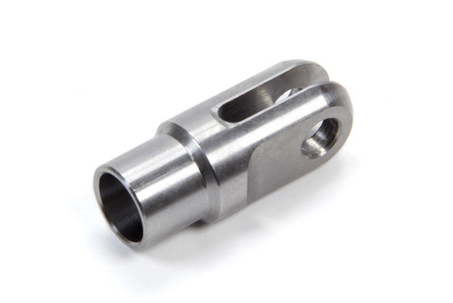 Meziere CE34 Tube End, Weld-On, Clevis, 0.195 in Slot, 5/16 in Bore, 3/4 in Tube, 0.058 in Wall, Chromoly, Natural, Each