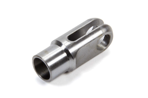 Meziere CE35 Tube End, Weld-On, Clevis, 0.195 in Slot, 3/8 in Bore, 3/4 in Tube, 0.058 in Wall, Chromoly, Natural, Each