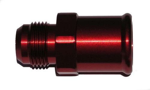 Meziere WA16150R Fitting, Adapter, Straight, 16 AN Male to 1-1/2 in Hose Barb, Aluminum, Red Anodized, Each