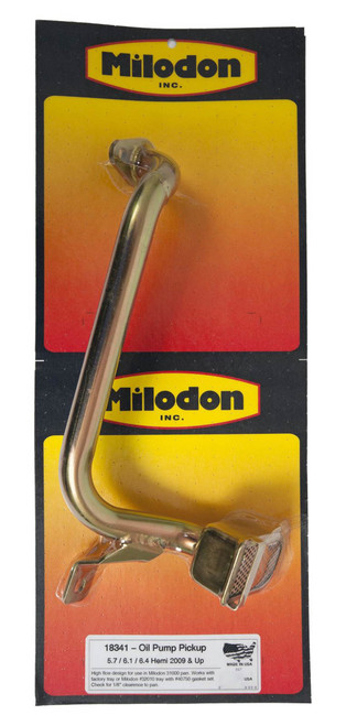 Milodon 18341 Oil Pump Pickup, Street / Drag Race, Bolt-On, 6 in Deep Pan, Mopar Gen III Hemi, Each