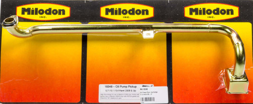 Milodon 18348 Oil Pump Pickup, Road Race, Bolt-On, 5-1/2 in Deep Pan, Mopar Gen III Hemi, Each