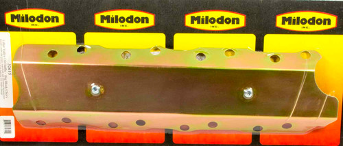Milodon 32615 Lifter Valley Oil Baffle, Steel, Cadmium, Big Block Chevy, Each