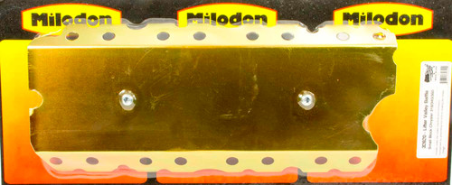 Milodon 32620 Lifter Valley Oil Baffle, Steel, Cadmium, Small Block Mopar, Each