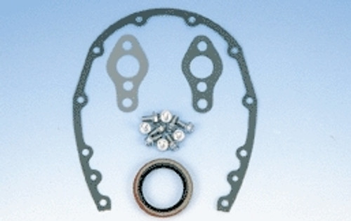 Milodon 65503 Timing Cover Gasket, Cover / Water Pump Gaskets, Seal / Hardware, Small Block Chevy, Kit