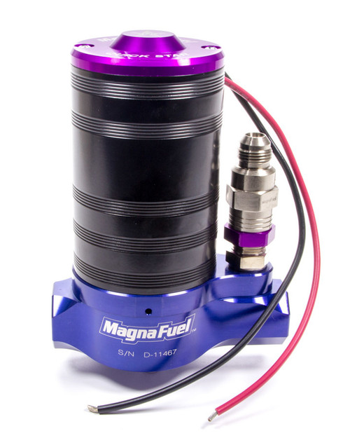 Magnafuel/Magnaflow Fuel Systems MP-4601 Fuel Pump, QuickStar 300, Electric, In-Line, 25-36 psi, 10 AN Female O-Ring Inlet / Outlet, 8 AN Bypass, E85 / Gas, Each