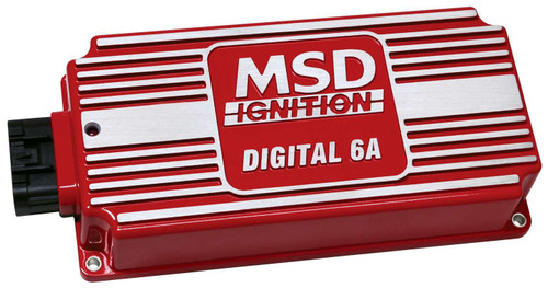 MSD Ignition 6201 Ignition Box, Digital 6A, Digital, CD Ignition, Multi-Spark, 45000V, Red, Each