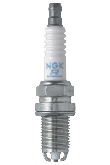 NGK BKR7EKU Spark Plug, NGK Standard, 14 mm Thread, 0.749 in Reach, Gasket Seat, Stock Number 5881, Resistor, Each