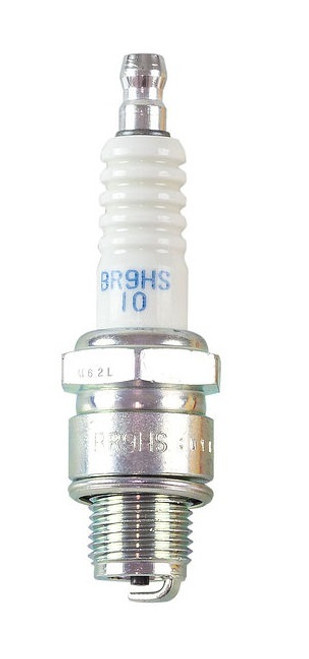 NGK BR9HS-10 Spark Plug, NGK Standard, 14 mm Thread, 0.500 in Reach, Gasket Seat, Stock Number 4551, Resistor, Each