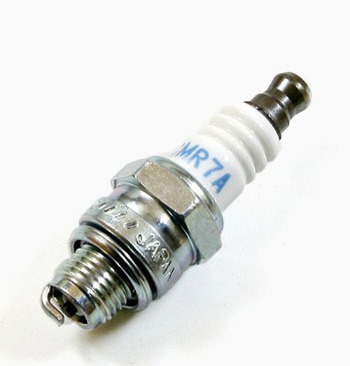 NGK CMR7A Spark Plug, NGK Standard, 10 mm Thread, 9.6 mm Reach, Gasket Seat, Stock Number 7543, Resistor, Each