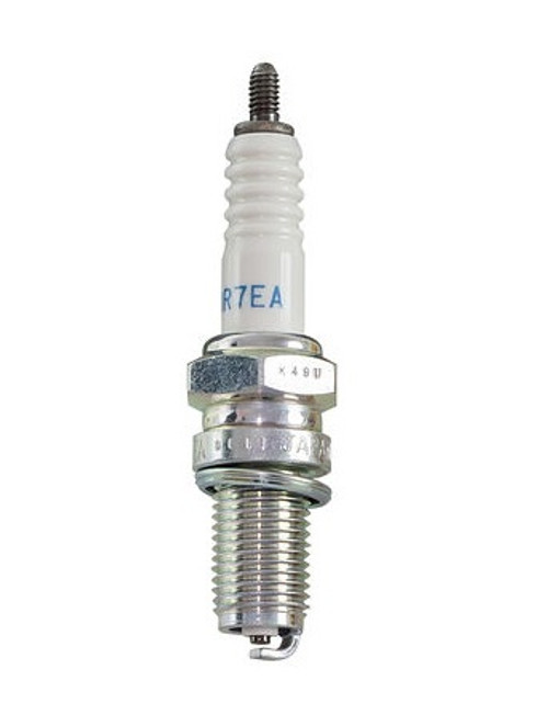 NGK DR7EA Spark Plug, NGK Standard, 12 mm Thread, 0.749 in Reach, Gasket Seat, Stock Number 7839, Resistor, Each