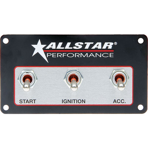 Allstar Performance ALL80165 Weatherproof Switch Panel Three Switches